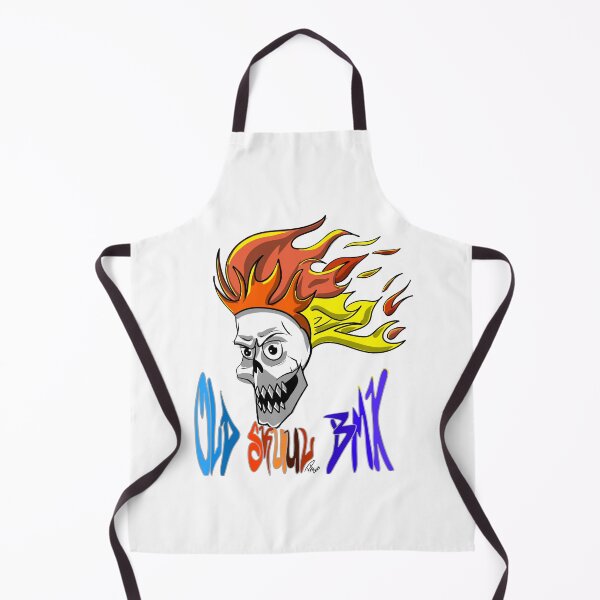 Item preview, Old Skuul BMX FLAMING SKULL designed and sold by Calimon.