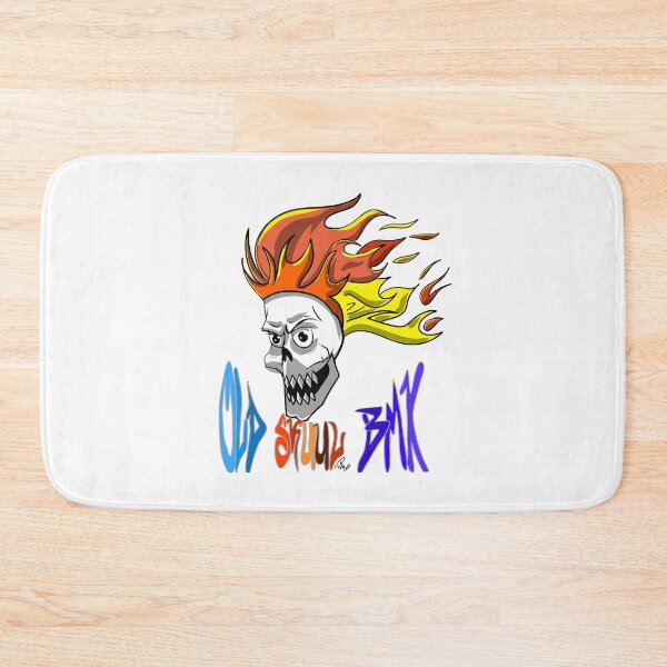 Item preview, Old Skuul BMX FLAMING SKULL designed and sold by Calimon.