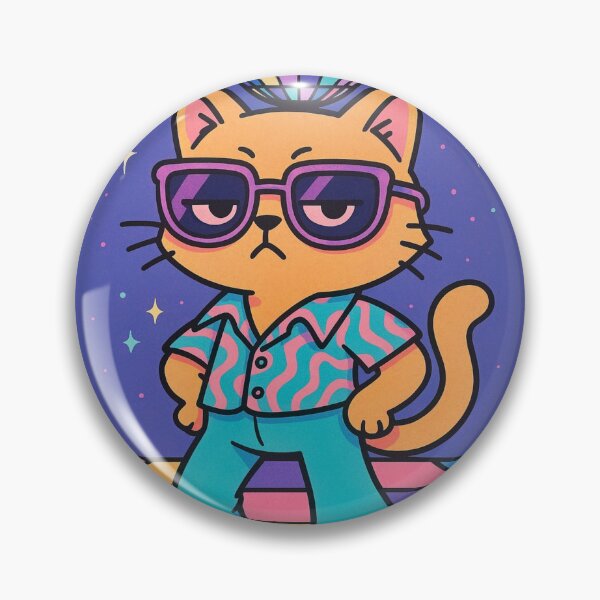 Item preview, Disco Catitude: Retro Vibes Only designed and sold by GlassPenny.