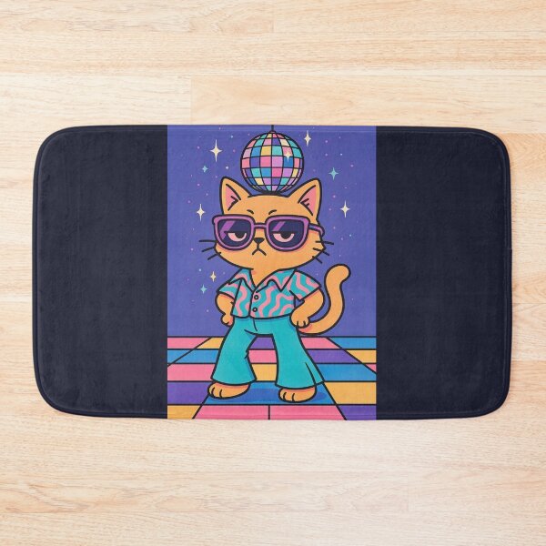 Item preview, Disco Catitude: Retro Vibes Only designed and sold by GlassPenny.