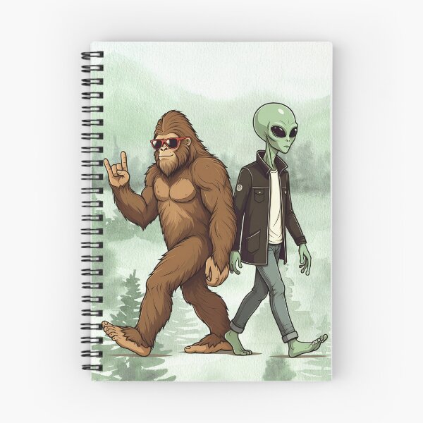 Item preview, Sasquatch and Alien designed and sold by Eclectic Monkey.