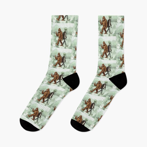 Item preview, Sasquatch and Alien designed and sold by Eclectic Monkey.