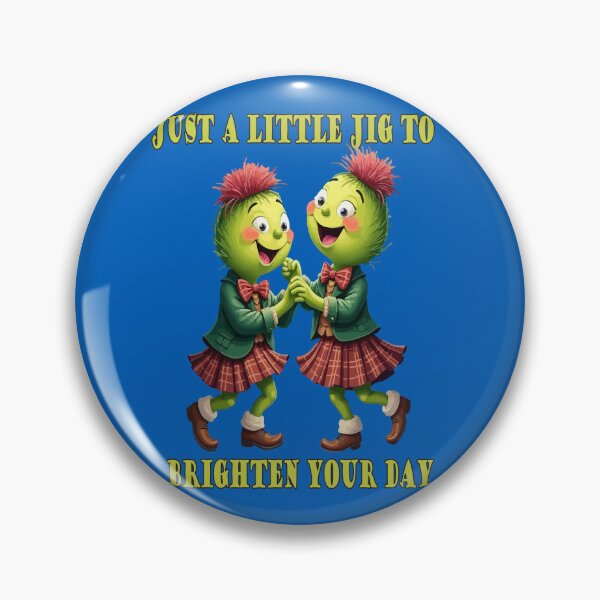 Item preview, Thistles Wearing Plaid Just A Little Jig To Brighten Your Day designed and sold by taiche.