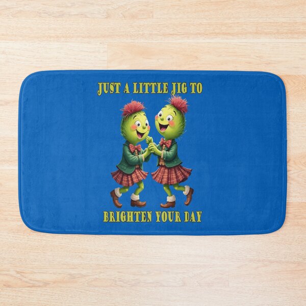 Item preview, Thistles Wearing Plaid Just A Little Jig To Brighten Your Day designed and sold by taiche.