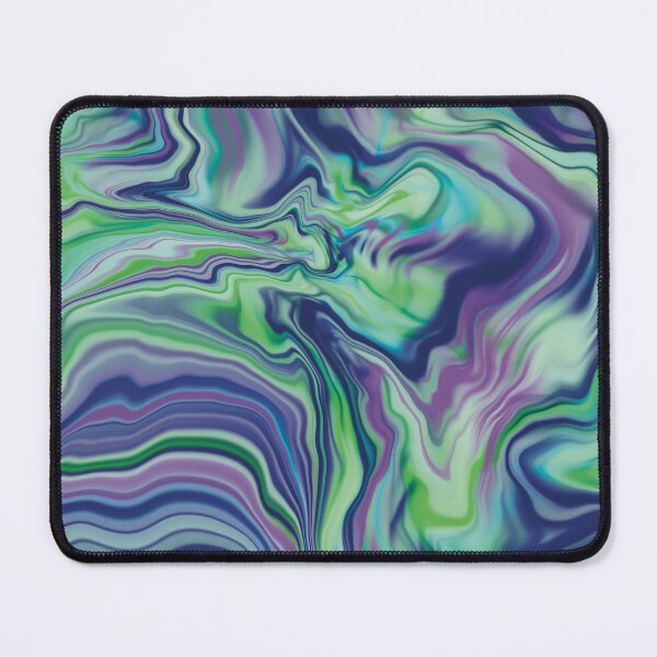 Item preview, Purple green blue flow art designed and sold by Zinnigarcreates.