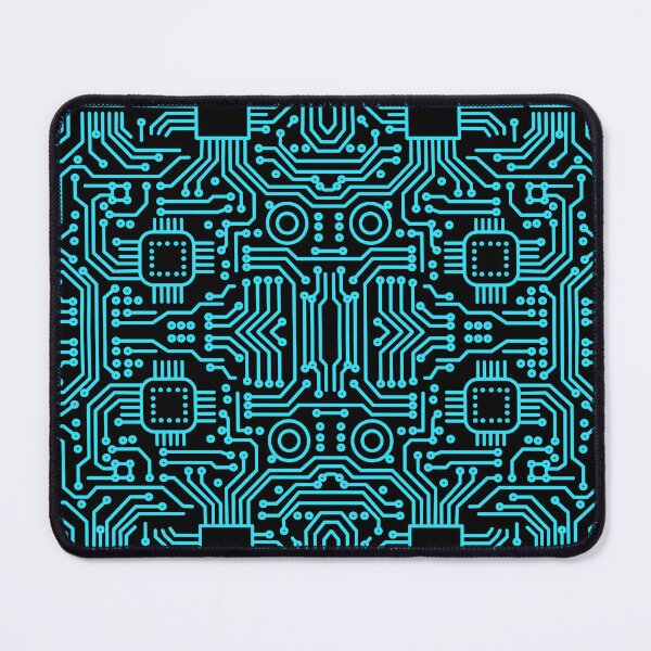 Item preview, Digital fabric pattern with circuit board pattern. designed and sold by Redindys.