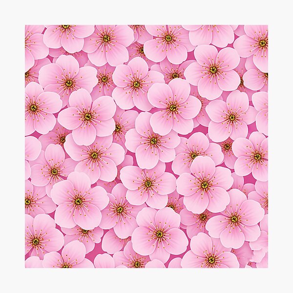 Item preview, Flowers in bloom, pink cherry blossoms designed and sold by Glodtower.