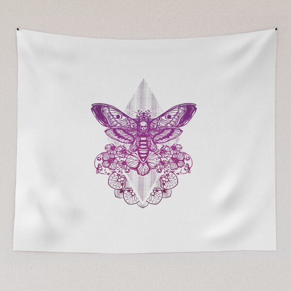 Item preview, Death Butterfly Mandala Purple designed and sold by KalikaGraphisme.