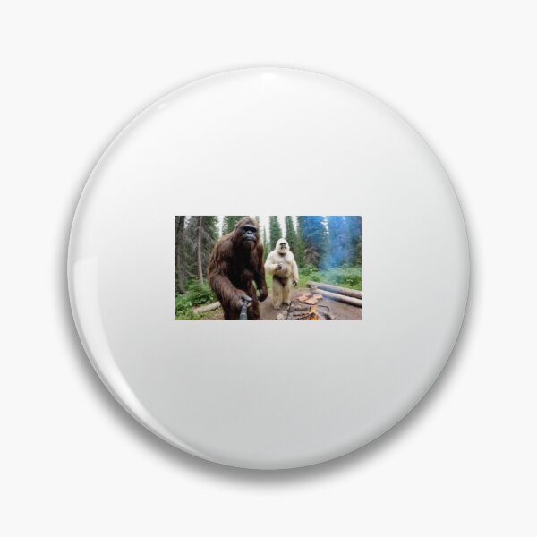 Item preview, Bigfoot and yeti finding campsite  designed and sold by DustyC34.