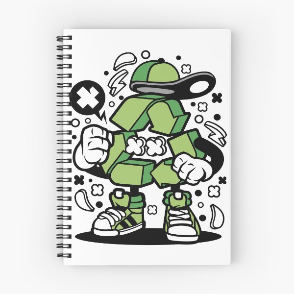 Item preview, cartoon recycling symbol designed and sold by TYTOS-SHOP.