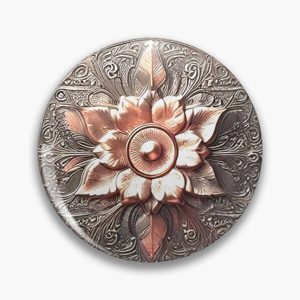 Item preview, Tin Tile Wallpaper Antique Vintage Flowers Steampunk, Metal, Armor designed and sold by TheTimeTaxi.