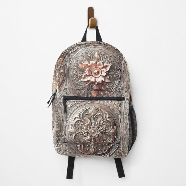 Item preview, Tin Tile Wallpaper Antique Vintage Flowers Steampunk, Metal, Armor designed and sold by TheTimeTaxi.