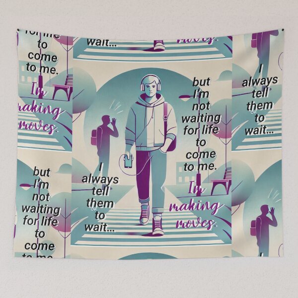 Item preview, Making Moves Design – Bold Steps for Dreamers designed and sold by PIXelayDesigns.