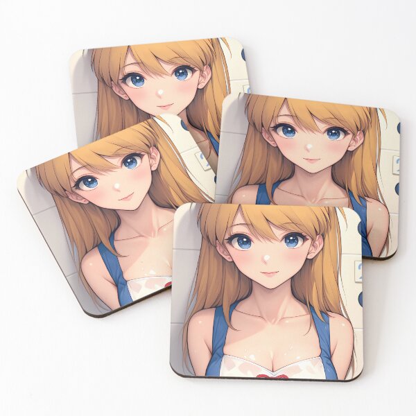 Item preview, Asuka Langley Soryu Neon Genesis Evangelion Anime Fiery Charm designed and sold by earlobejerk.
