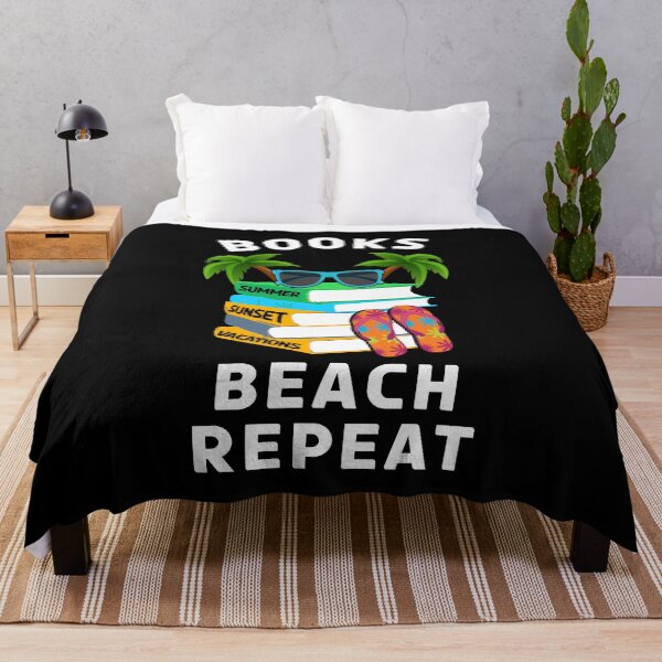 Item preview, Books Beach Repeat – Summer Reading Vibes Design designed and sold by Dmetalx Art Apparel.