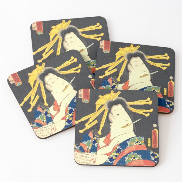 Item preview, Kabuki Theater Scene– Japanese Ukiyo-e Art Print "Wakana-hime" designed and sold by Ukiyoe Spirit.