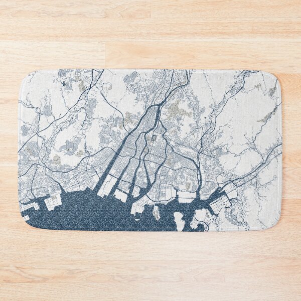 Item preview, Hiroshima City Map of Japan - Coastal designed and sold by deMAP.