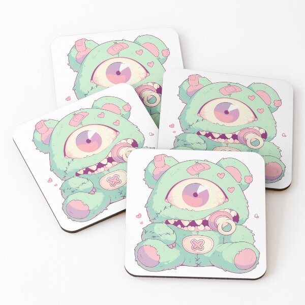 Item preview,  Little Monster Cyclops Plush – Creepy Cute Pastel Horror Art designed and sold by Outre Clementine.