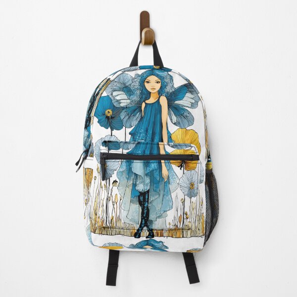 Item preview, full-body portrait of a stunningly beautiful serene anime whimsical faerie designed and sold by wonderisland.