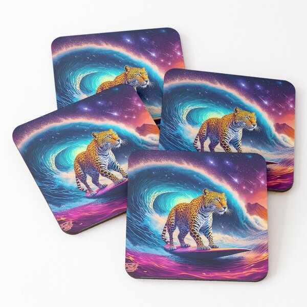 Item preview, Jaguar Galaxy Surf Design By Rich AMeN Gill designed and sold by RichAMeNGill.