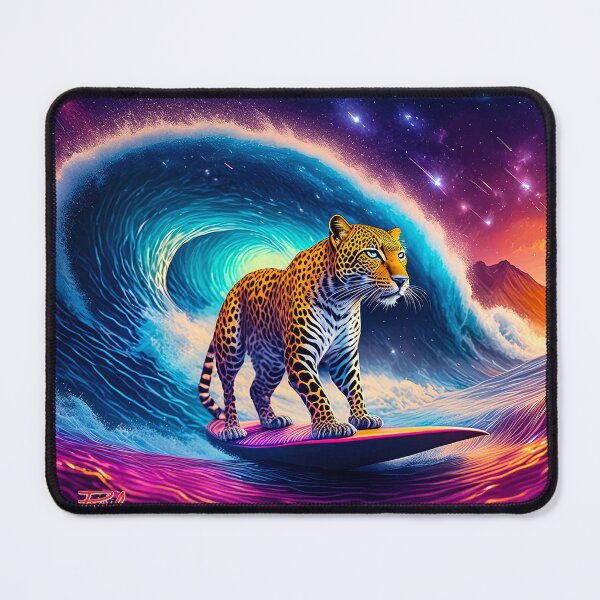 Item preview, Jaguar Galaxy Surf Design By Rich AMeN Gill designed and sold by RichAMeNGill.