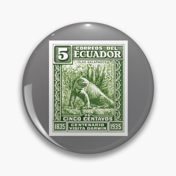Item preview, 1935 Ecuador Galapagos Iguana Postage Stamp designed and sold by retrographics.