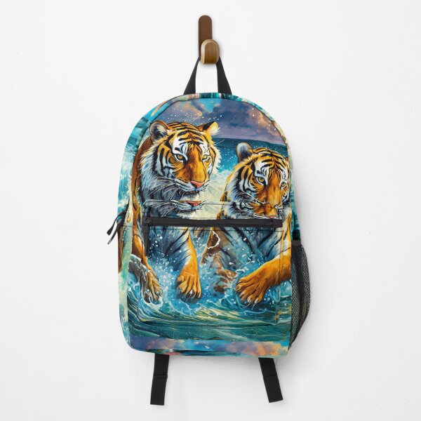 Item preview, Tigers in The Waves Design By Rich AMeN Gill designed and sold by RichAMeNGill.