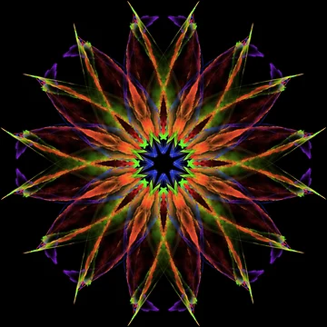 Artwork thumbnail, Multicolored mandala by Meo Design