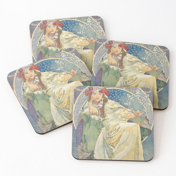 Item preview, Alphonse Mucha Princess Hyacinth 1911 designed and sold by maniacfitness.