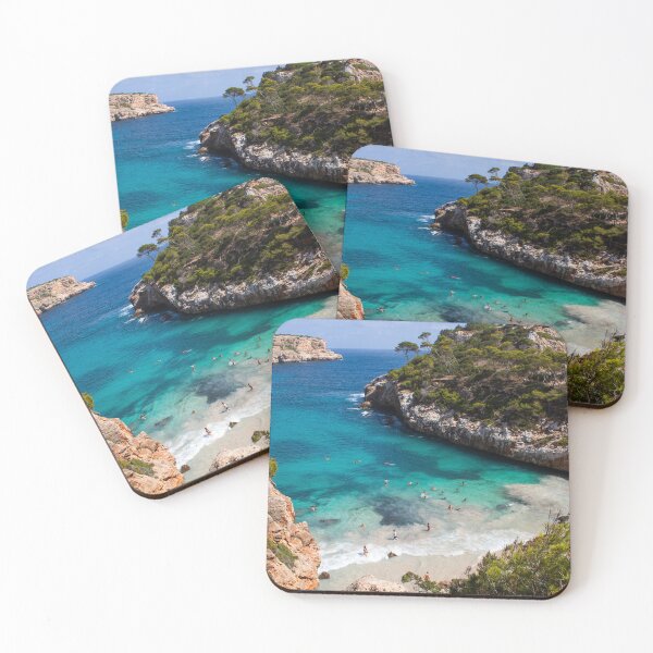 Item preview, beach with clear water off the spanish coast designed and sold by danielasynner.