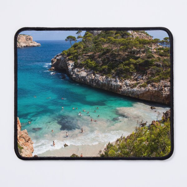 Item preview, beach with clear water off the spanish coast designed and sold by danielasynner.