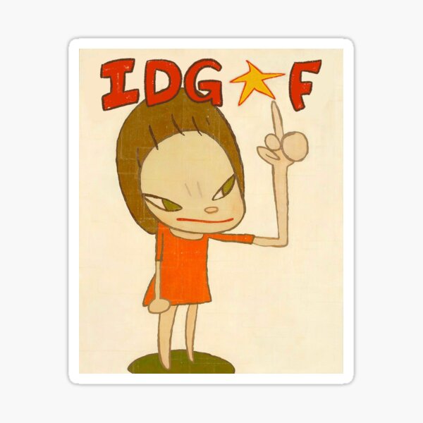 Item preview, yoshimoto nara (idgaf) designed and sold by aquathenastudio.