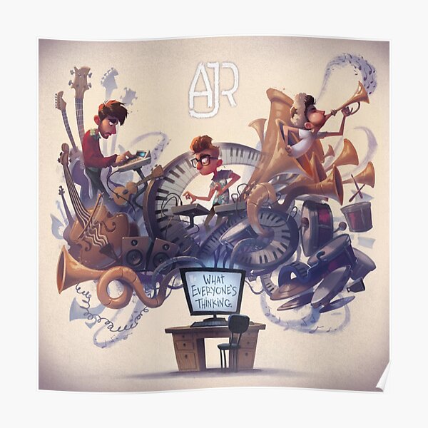 AJR What Everyone's Thinking Poster