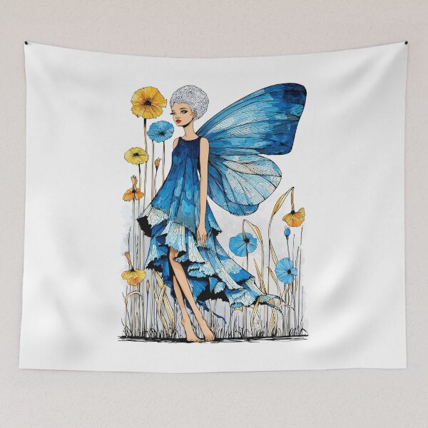 Item preview, a full-body portrait of a stunningly beautiful serene anime whimsical faerie designed and sold by wonderisland.