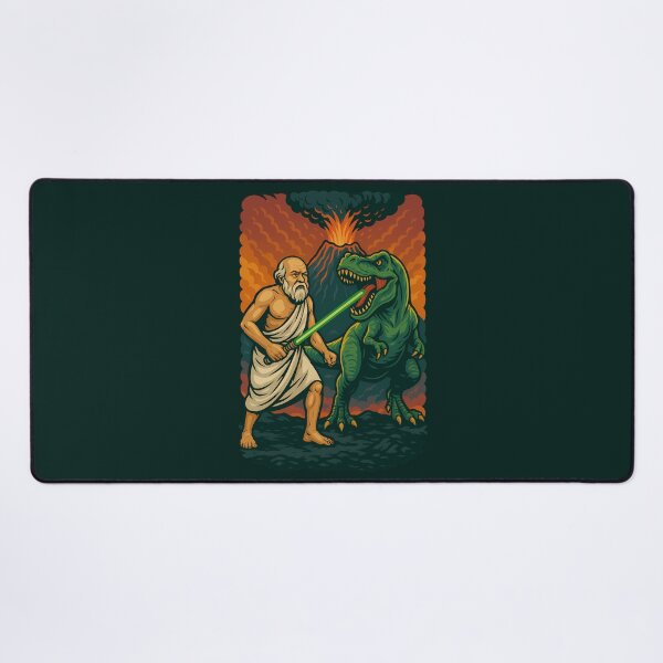 Item preview, Socrates T-Rex Lightsaber Funny Philosopher designed and sold by k3rstman1.