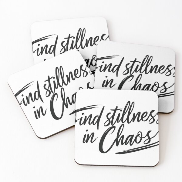 Item preview, “Stillness in Chaos – Handwritten Minimal Quote” designed and sold by Zicola.