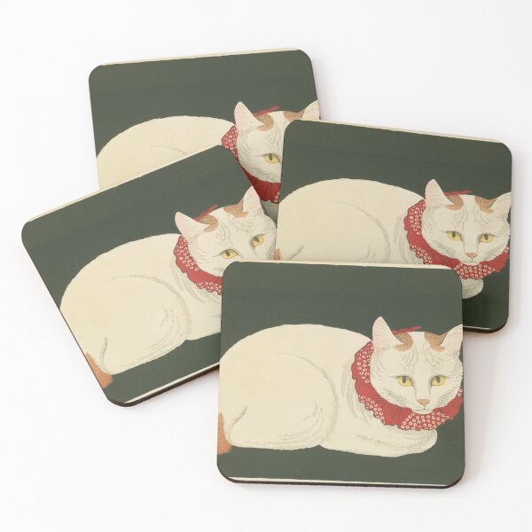 Item preview, White Cat in Tranquility designed and sold by DiamondHeaven-R.