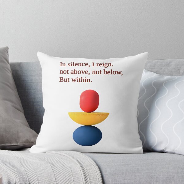 Item preview, “In Silence, I Reign” Composure Is Command, motivational quote design designed and sold by TR_fairydesigns.