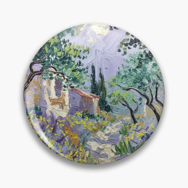 Item preview, Sunlit Lavender Garden Path | Impressionist Painting of Provence, France designed and sold by CARRAANN.