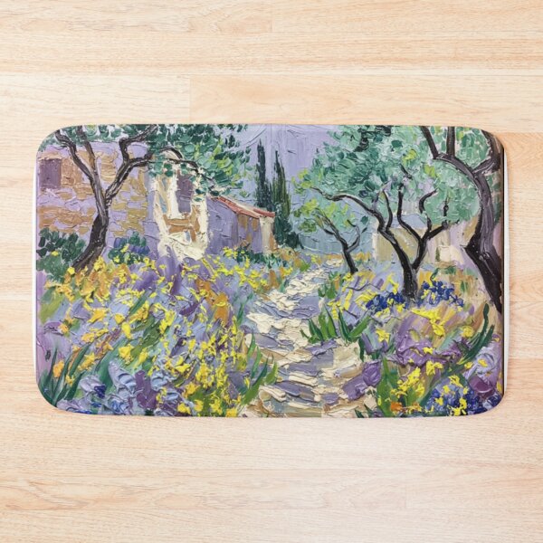 Item preview, Sunlit Lavender Garden Path | Impressionist Painting of Provence, France designed and sold by CARRAANN.
