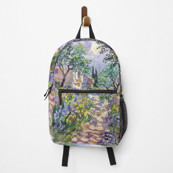 Item preview, Sunlit Lavender Garden Path | Impressionist Painting of Provence, France designed and sold by CARRAANN.