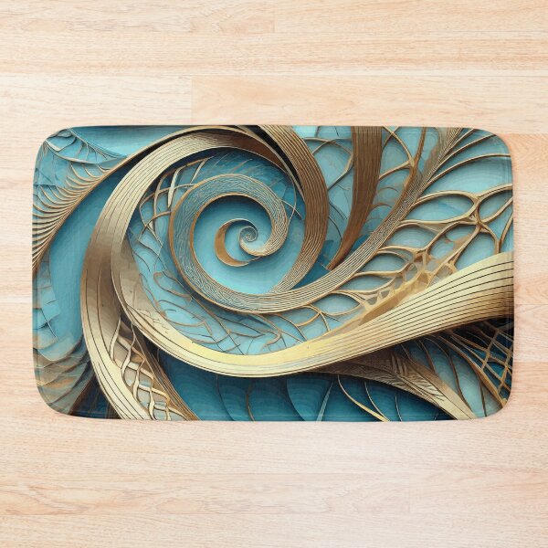 Item preview, Colorful Abstract Fibonacci Art designed and sold by Vicky Brago-Mitchell®.