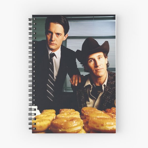 Item preview, Twin Peaks Donut Squad – Agent Cooper and Sheriff Truman Art Print and Poster designed and sold by TheTwinPeaks.