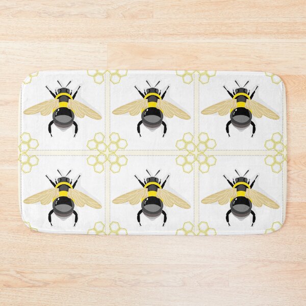 Item preview, Honey Bee Buzzing Art Print designed and sold by overheadclick.