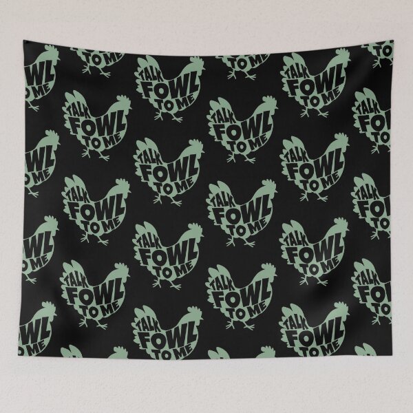Item preview, Talk Fowl To Me for Chicken Lovers Farmers - Green  designed and sold by MadelaneWolf.