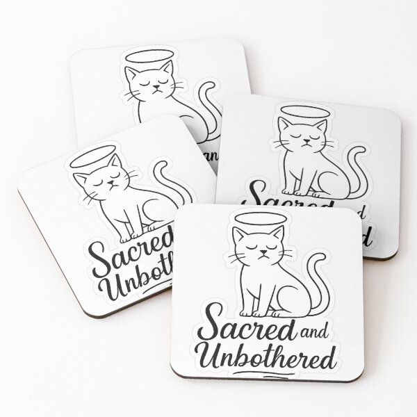 Item preview, Muse Cat Says: Sacred and Unbothered designed and sold by SoulSassy.