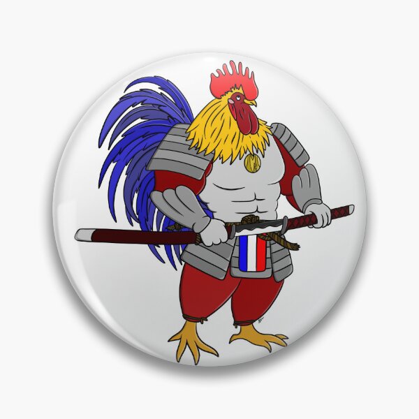 Item preview, Samurai Rooster designed and sold by YoungWildWeird.