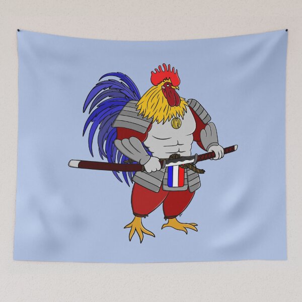 Item preview, Samurai Rooster designed and sold by YoungWildWeird.