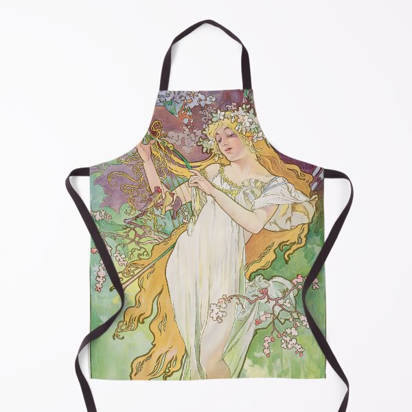 Item preview, Alphonse Mucha The Seasons Spring designed and sold by maniacfitness.
