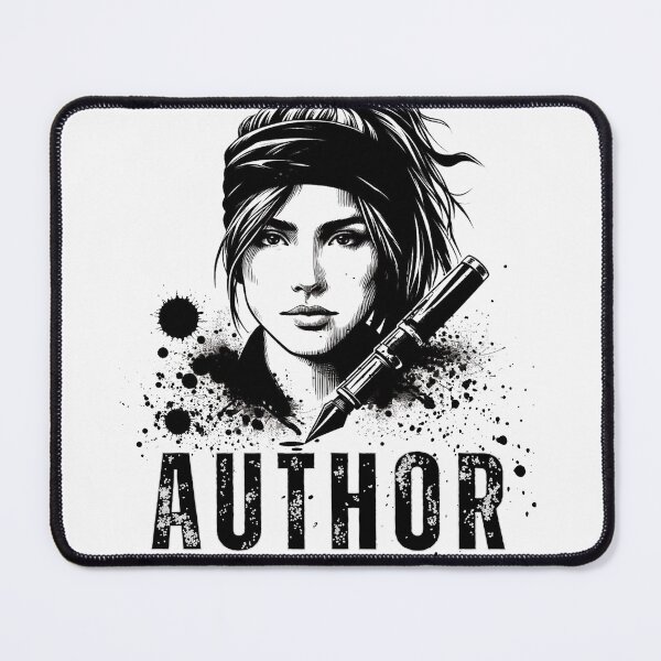 Item preview, AUTHOR – Bold Vintage-Inspired Pen & Ink Design for Writers and Novelists designed and sold by ByElise.